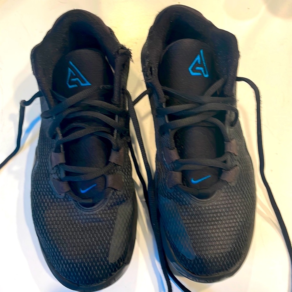 Nike Zoom Freak 1 Mens Size 7.5 Black/Multi-Color Blue Giannis Antetokounmpo